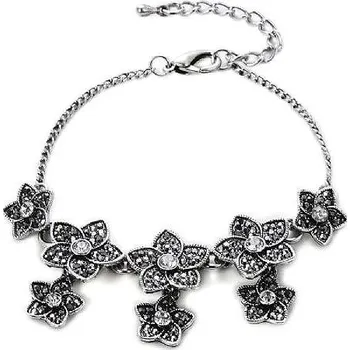 Náramek Intrigue Náramek s krystaly 58028