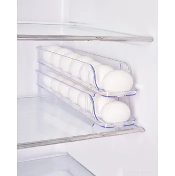 Příslušenství pro lednici EGGY | samospádový box na vajíčka 2patrový | zásobník na vejce do lednice s automatickým posunem