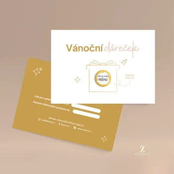 Dárkový potravinový koš Dárkový poukaz se stíracím losem a dárečkem 1 100Kč