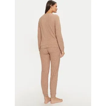 Dámské pyžamo Selmark Pyžamo P8673 Béžová Regular Fit XL