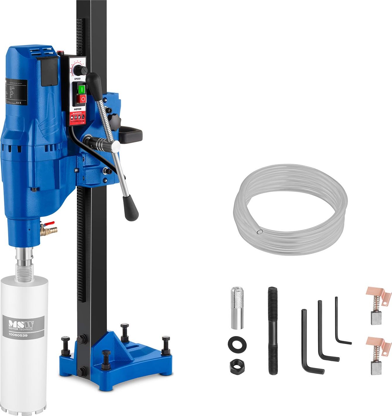 MSW Jádrová vrtačka - 3 300 W - 580 ot/min - max. průměr vrtání 225 mm MSW-DDM255