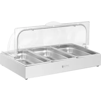 Vinotéka Bufetová vitrína - 3 x 2,6 l - Royal Catering - 535 x 335 x 250 mm RCCD-RC-03