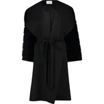 GAUDI Dainty Black kabát S Černá