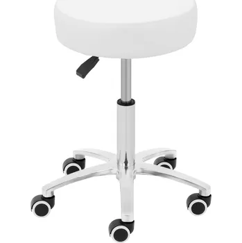 physa Otočná židle na kolečkách - 48–61 cm - 120 kg - bílá PHYSA COMO WHITE