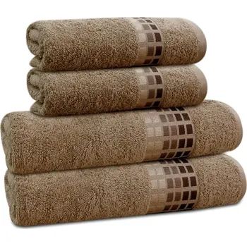 Froté osuška DARWIN, světle hnědá, 70x140cm