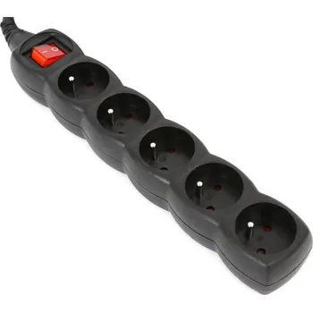 Prodlužovací kabel Prodlužovací kabel s vypínačem 5Z Typ E 3m černá