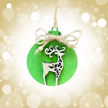 Vánoční ozdoba Elegantní dřevěná ozdoba