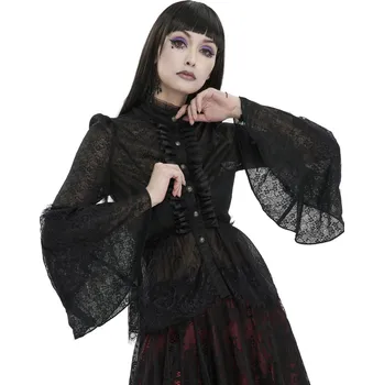 Dámská košile košile dámská s dlouhým rukávem DEVIL FASHION - Gothic Daily