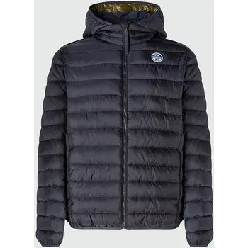 Pánská Zimní prošívaná bunda NORTH SAILS SKYE HOODED 603136-0802 – Tmavě modrá XL