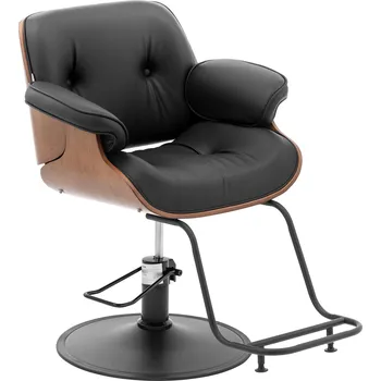 Kadeřnické křeslo physa Kadeřnické křeslo s podnožkou - 470–570 mm - 200 kg - černá PHYSA FILEY BLACK