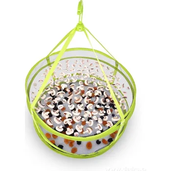 Sušák na prádlo COMPACT | XL skládací dvoupatrový sušák Ø 60 cm | na prádlo, ovoce, houby & bylinky