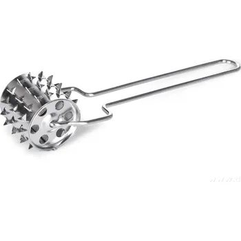MASOŠŤOUCH | tenderizér na maso | nerezový válečkový změkčovač s ostrými hroty | 20 cm