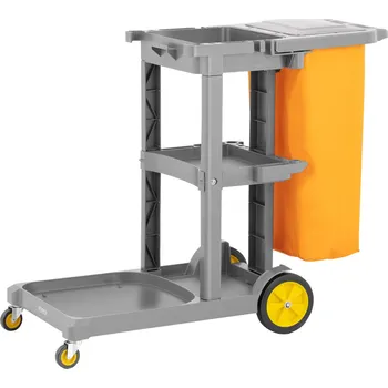 ulsonix Úklidový vozík - s pytlem na prádlo a krytem UNICLEAN 13