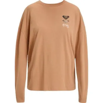 Dámské tričko Dámské tričko Roxy DUNE EXPLORER XL Oranžová, Hnědá, Bílá