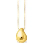 Thomas Sabo KE2281-413-39-L50V Bold - Gold-plated Necklace with Pendant drop-shaped 40-45 cm Ladies