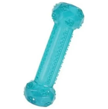 Hračka pro psa Hračka pes Kost TPR POP STICK 15cm tyrkysová Zolux