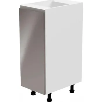 Kuchyňská skříňka Aurora D30 levá bílá / bílá extra vysoký lesk