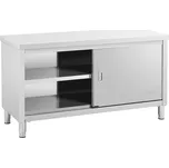Pracovní skříň z ušlechtilé oceli - ECO - 150 x 60 cm - 600 kg - Royal Catering RCSSCB-150X60-E