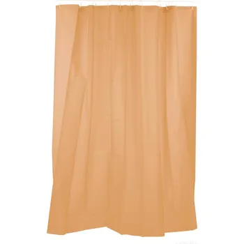 Sprchový závěs SPA | Koupelnový závěs se 12 kroužky | nepropustný | 180 × 180 cm | meruňkový