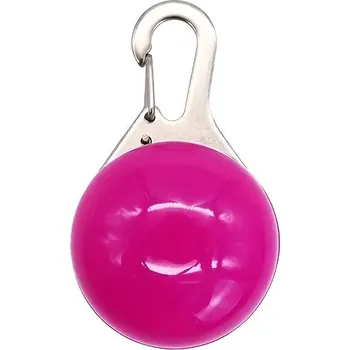 Obojek pro psa Svítící LED přívěsek na obojek Barva: Růžová