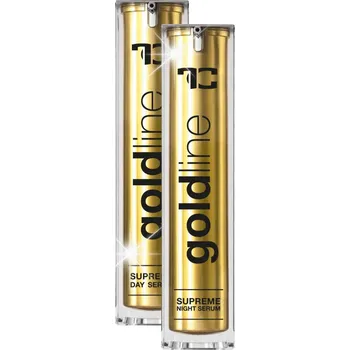 Kosmetická sada GOLDLINE | dárková sada péče o pleť DEN & NOC s Argirelinem, kyselinou hyaluronovou & Q10 | redukce vrásek & intenzivní regenerace 24/7 50 + 50 ml