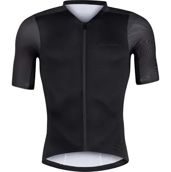 cyklistický dres FORCE - dres STREAM černá L