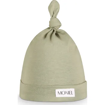 Kojenecké oblečení Moniel Dětská čepice Olive 0-3 měsíce
