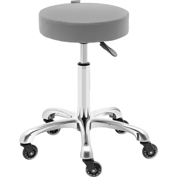 Nábytek do ordinace physa Otočná židle na kolečkách - 540–720 mm - 150 kg - tmavě šedá WORCESTER DARK GRAY