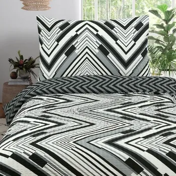 Povlečení Krepové povlečení APEX - Sita Černá