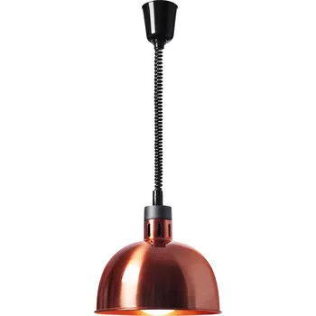 Ohřívač nápojů Ohřívací lampa - měděná - 29 x 29 x 29 cm - Royal Catering - Ocel RC-SHSFL08