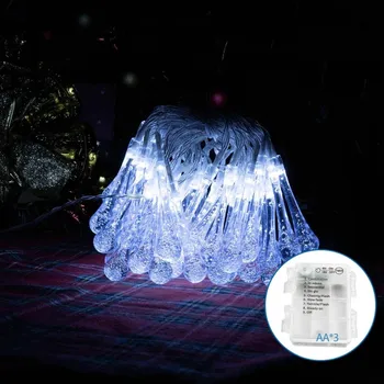 Venkovní osvětlení Aigostar - LED Venkovní dekorační řetěz 50xLED/8 funkcí 5,3m IP44 studená bílá