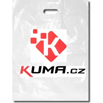 Nákupní igelitová taška s potiskem Kuma.cz