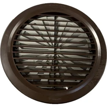 Větrací mřížka Refax Větrací mřížka 80 mm - hnědá s regulací T8DM