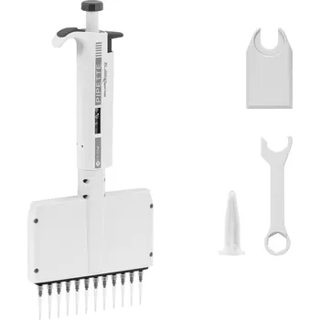 Pipeta Steinberg Systems Vícekanálová pipeta - pro 12 špiček - 0,5–10 μl SBS-LAB-117