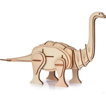 ostatní stavebnice WOODCRAFT | 3D skládací dřevěná stavebnice DINOSAURUS | 35 cm | bez lepidla + můžeš vybarvit