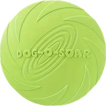 Hračka pro psa Gumový létající talíř pro psy 22 cm Barva: Zelená