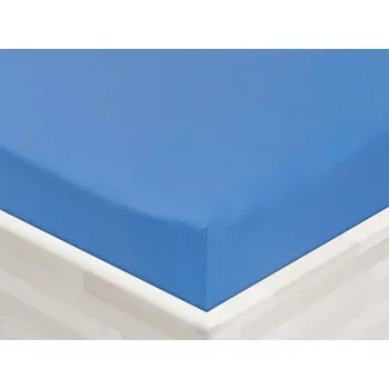 Prostěradlo Jersey napínací prostěradlo JR-015 Světle modré 200 x 200 - výška 20 cm