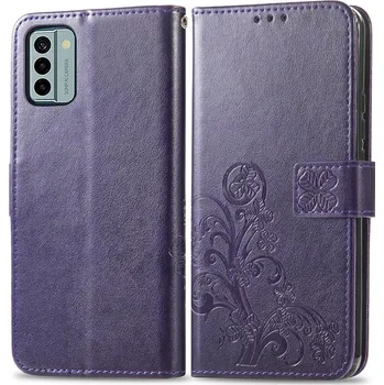 Pouzdro na tablet VSECHNONAMOBIL 58352 ART FLOWERS Peněženkový kryt Nokia G22 fialový