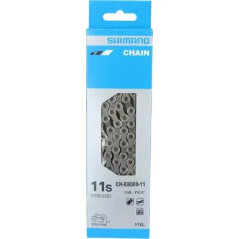 Řetěz na kolo SHIMANO řetěz E-BIKE CN-E8000-11 11rychl 116čl. s rychlospojkou 1 ks
