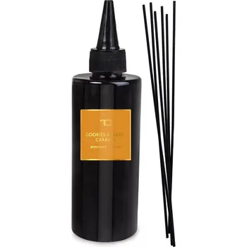 COOKIES & SALTED CARAMEL | náhradní náplň do difuzéru FLOW & tyčinky | PARFUMIA® | 200 ml