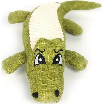 Hračka pro psa Hračka pískací krokodýl 29 cm Barva: Zelená