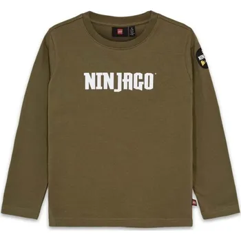 Chlapecké oblečení Chlapecké tričko s dlouhým rukávem LEGO&reg; kidswear LWTANO 614 152 Khaki, Bílá, Mix