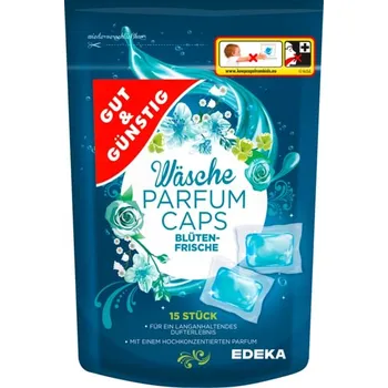 Prací prášek G&G Parfémové kapsle na prádlo s vůní svěžích květin 15 ks