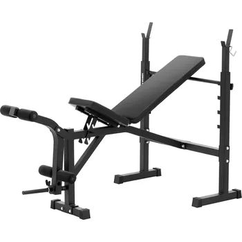 Posilovací lavice Gymrex Multifunkční posilovací lavice - nosnost až 100 kg - nastavitelná - 180–152° sklon GR-TB 52