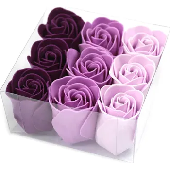 metr Mýdlové květy fialové 9 ks