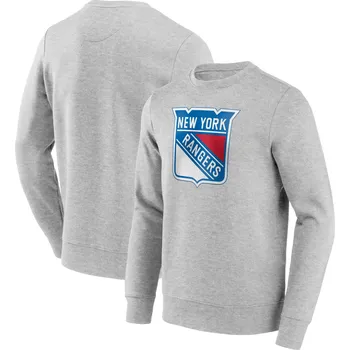 Pánská mikina Fanatics Pánská mikina New York Rangers NHL Primary Logo Graphic Crew Sweatshirt - VALUE Velikost: 2XL