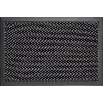 Koberec Hamat Rohožka Blitz 3D 314 Antracit - na ven i na doma Rozměry koberců: 45x75