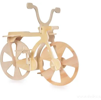 ostatní stavebnice WOODCRAFT | 3D skládací dřevěná stavebnice KOLO | 21 cm | bez lepidla + můžeš vybarvit