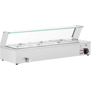 Royal Catering Výdejní ohřívací vany RCBM_GN1/2_2 stříbrná