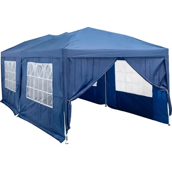 Zahradní stan Uniprodo Zahradní stany, altány a pergoly 295x590x260 cm modrá
